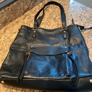Kooba supple black leather satchel